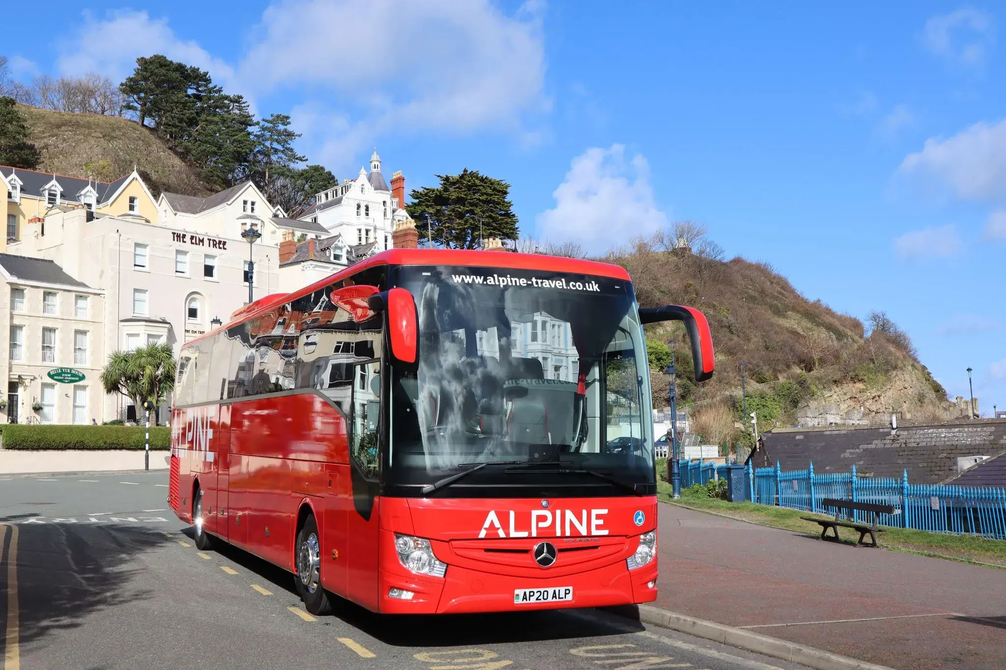 Alpine Coach by the sea